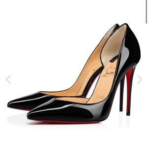 Christian Louboutin Iriza black patent leather pumps